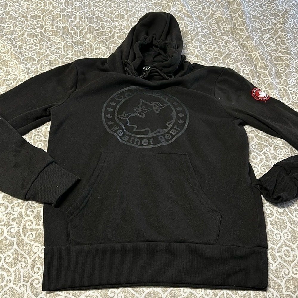 mens canada weather gear hoodie sz small